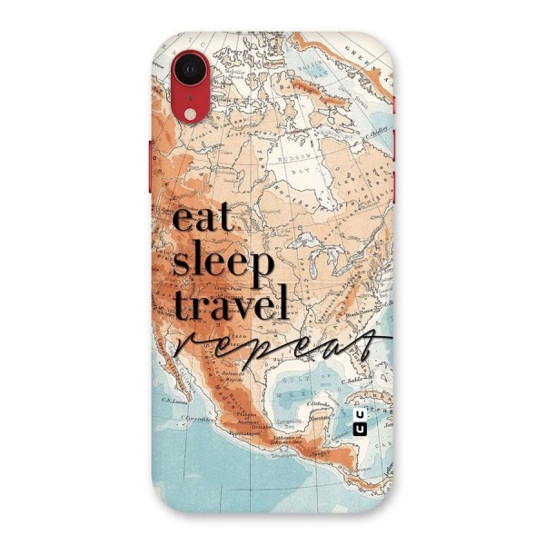 Travel Repeat Back Case for iPhone XR