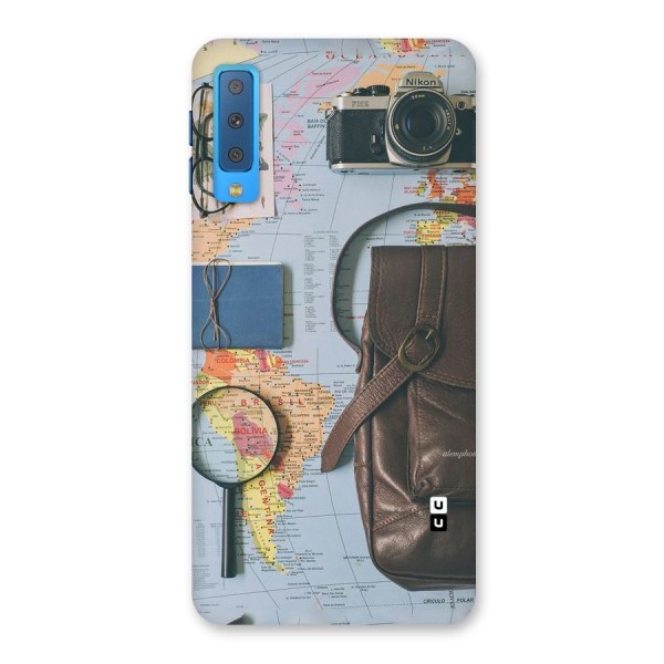 Travel Requisites Back Case for Galaxy A7 (2018)