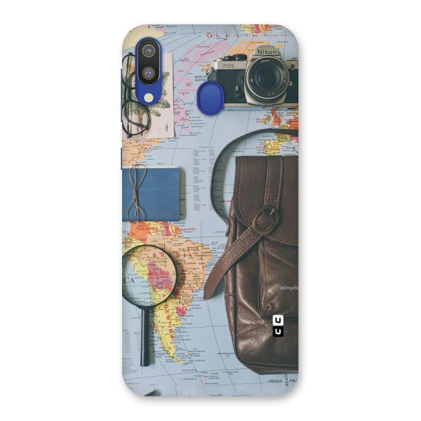 Travel Requisites Back Case for Galaxy M20
