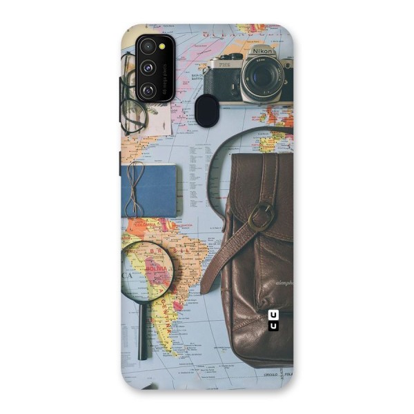 Travel Requisites Back Case for Galaxy M21
