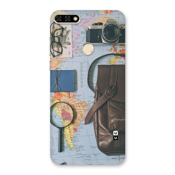 Travel Requisites Back Case for Honor 7A