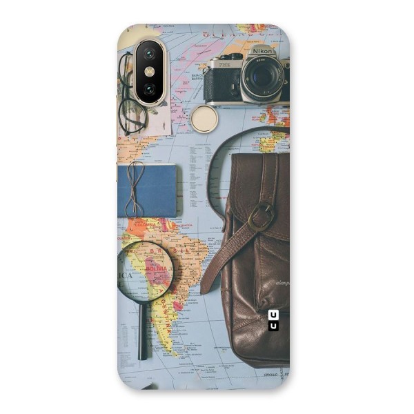 Travel Requisites Back Case for Mi A2