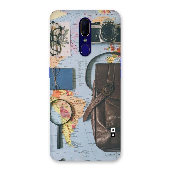 Travel Requisites Back Case for Oppo A9