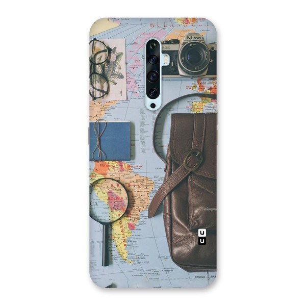 Travel Requisites Back Case for Oppo Reno2 F