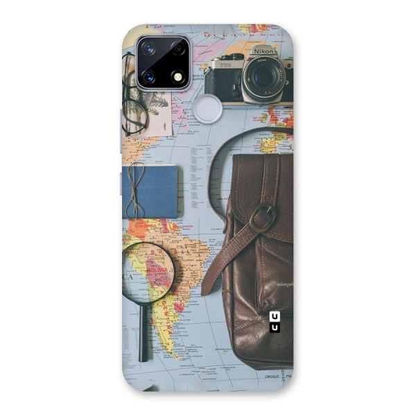 Travel Requisites Back Case for Realme Narzo 20