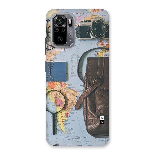 Travel Requisites Back Case for Redmi Note 10