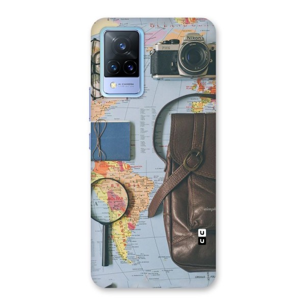 Travel Requisites Back Case for Vivo V21 5G