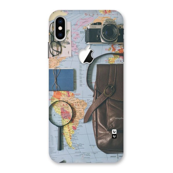 Travel Requisites Back Case for iPhone XS Max Apple Cut
