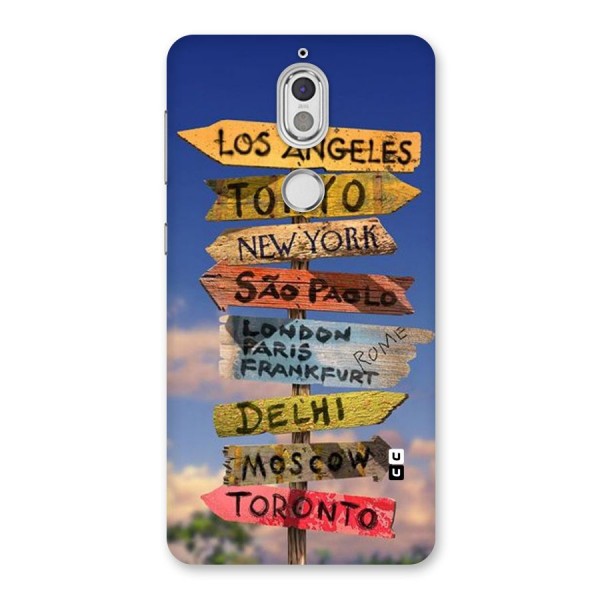 Travel Signs Back Case for Nokia 7
