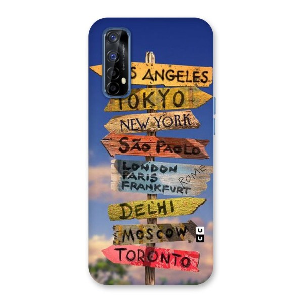 Travel Signs Back Case for Realme 7