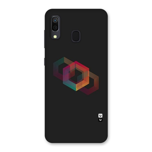 Tri-hexa Colours Back Case for Galaxy A30