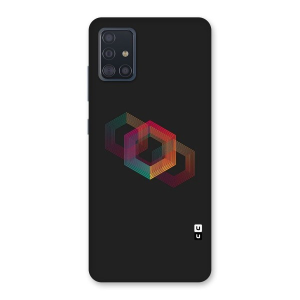 Tri-hexa Colours Back Case for Galaxy A51