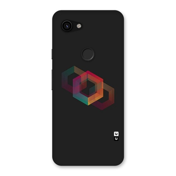 Tri-hexa Colours Back Case for Google Pixel 3a