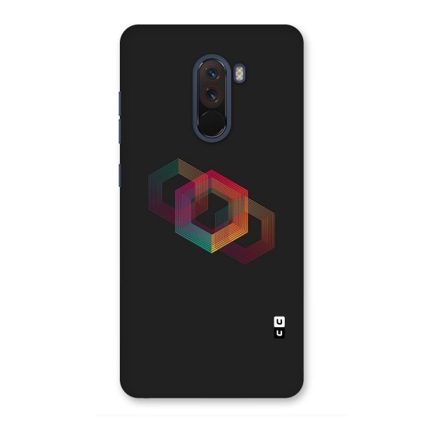 Tri-hexa Colours Back Case for Poco F1