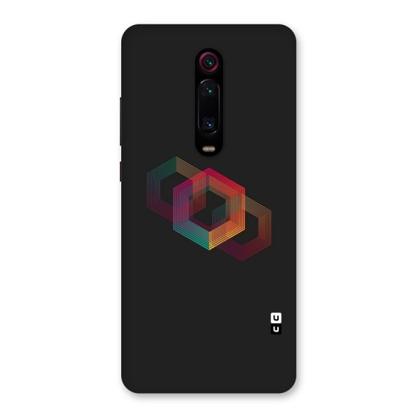 Tri-hexa Colours Back Case for Redmi K20 Pro