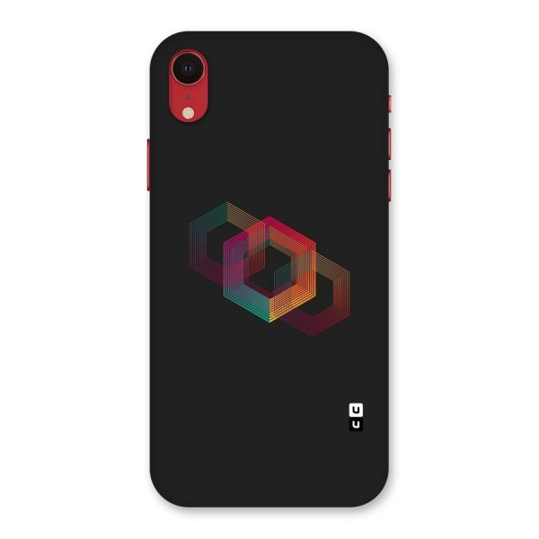 Tri-hexa Colours Back Case for iPhone XR