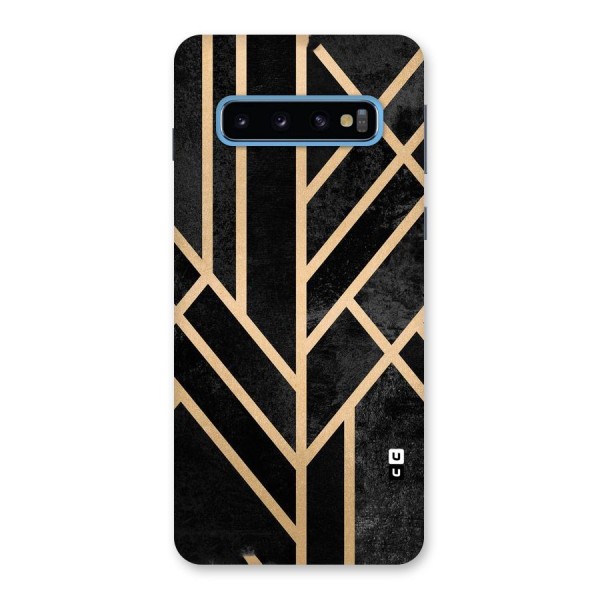 Tri Lines Gold Back Case for Galaxy S10