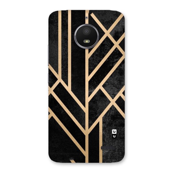 Tri Lines Gold Back Case for Moto E4