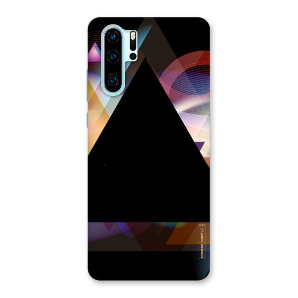 Triangle Black Abstract Back Case for Huawei P30 Pro