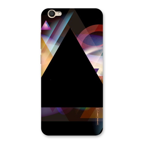 Triangle Black Abstract Back Case for Vivo Y67