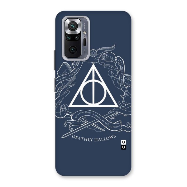 Triangle Blue Back Case for Redmi Note 10 Pro