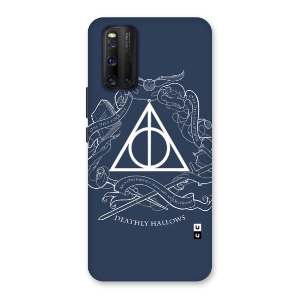 Triangle Blue Back Case for Vivo iQOO 3