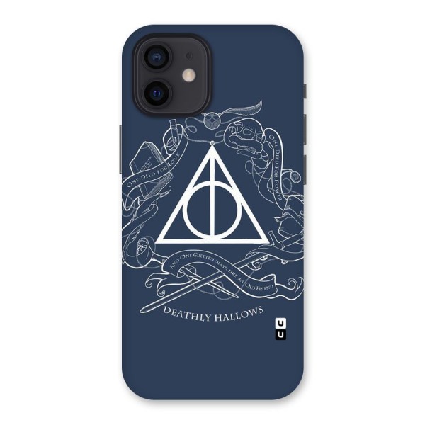 Triangle Blue Back Case for iPhone 12
