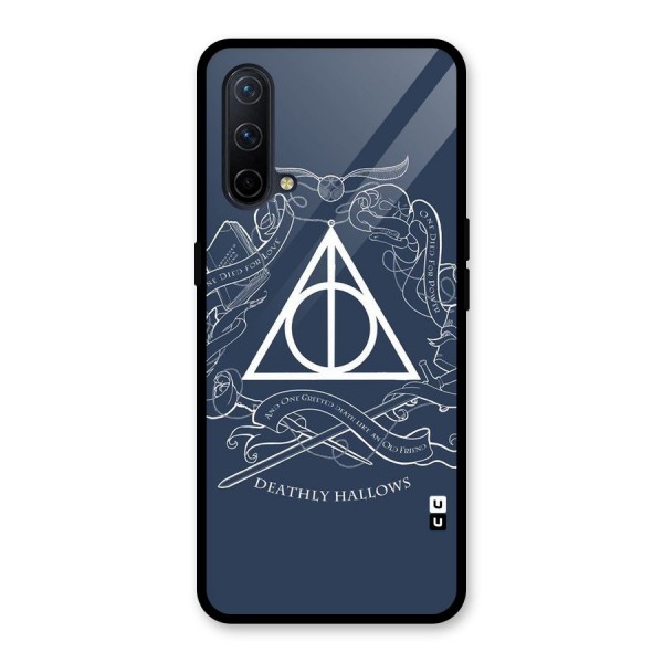 Triangle Blue Glass Back Case for OnePlus Nord CE 5G