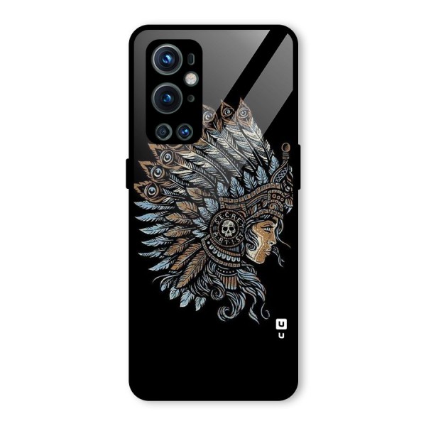 Tribal Design Glass Back Case for OnePlus 9 Pro