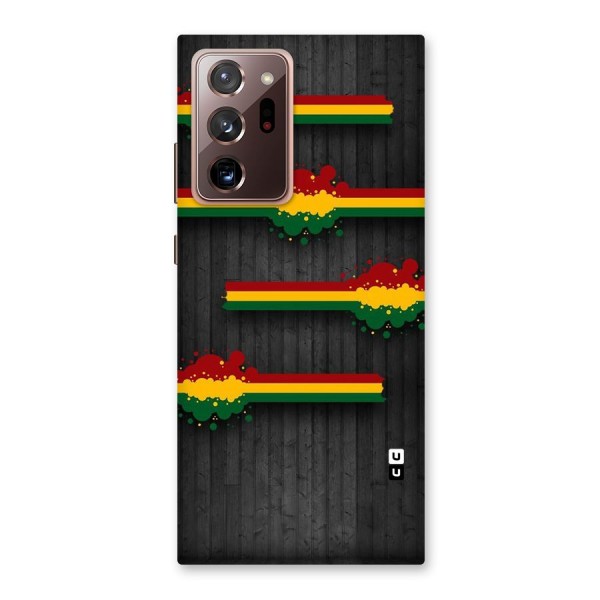 Tricolor Splash Design Back Case for Galaxy Note 20 Ultra