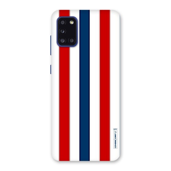 Tricolor Stripes Back Case for Galaxy A31