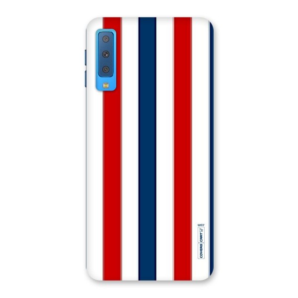 Tricolor Stripes Back Case for Galaxy A7 (2018)