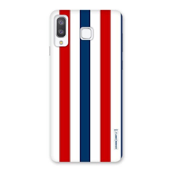 Tricolor Stripes Back Case for Galaxy A8 Star