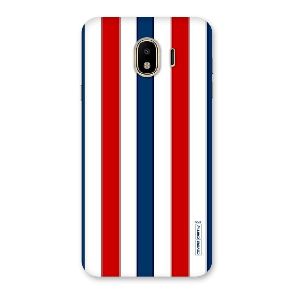 Tricolor Stripes Back Case for Galaxy J4