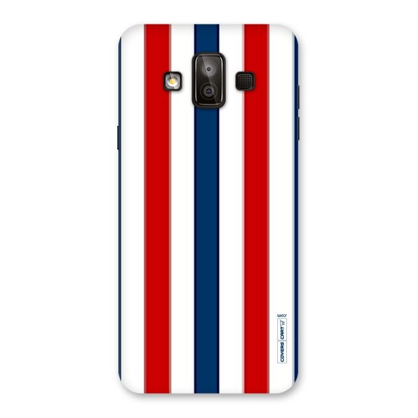 Tricolor Stripes Back Case for Galaxy J7 Duo