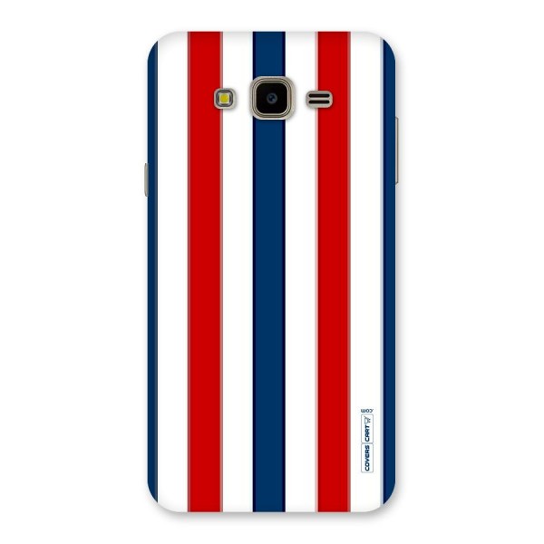 Tricolor Stripes Back Case for Galaxy J7 Nxt