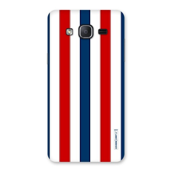 Tricolor Stripes Back Case for Galaxy On7 Pro