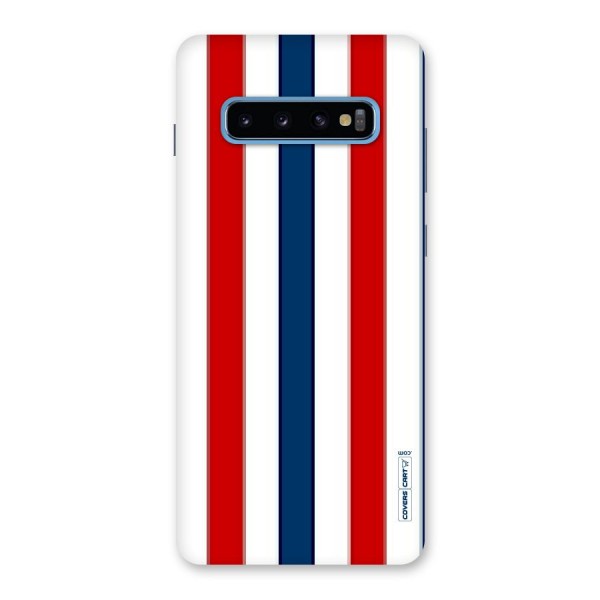 Tricolor Stripes Back Case for Galaxy S10 Plus