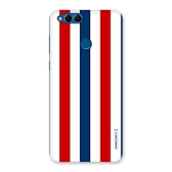 Tricolor Stripes Back Case for Honor 7X
