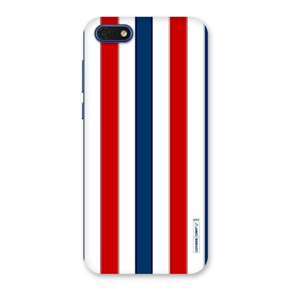 Tricolor Stripes Back Case for Honor 7s