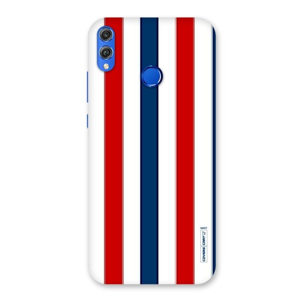 Tricolor Stripes Back Case for Honor 8X