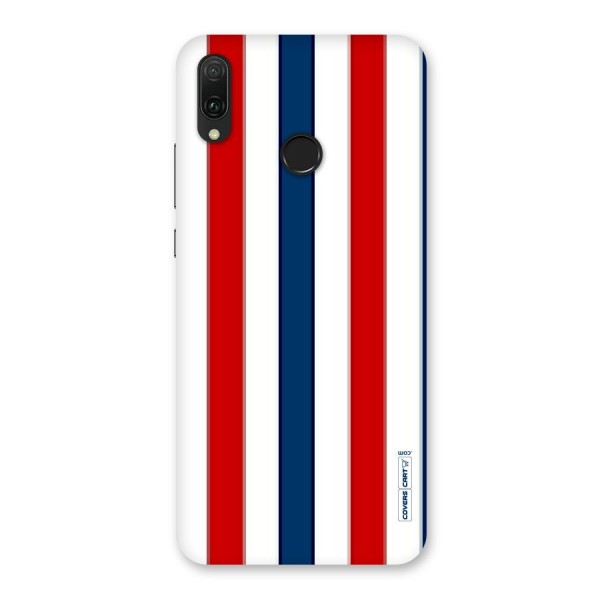 Tricolor Stripes Back Case for Huawei Y9 (2019)
