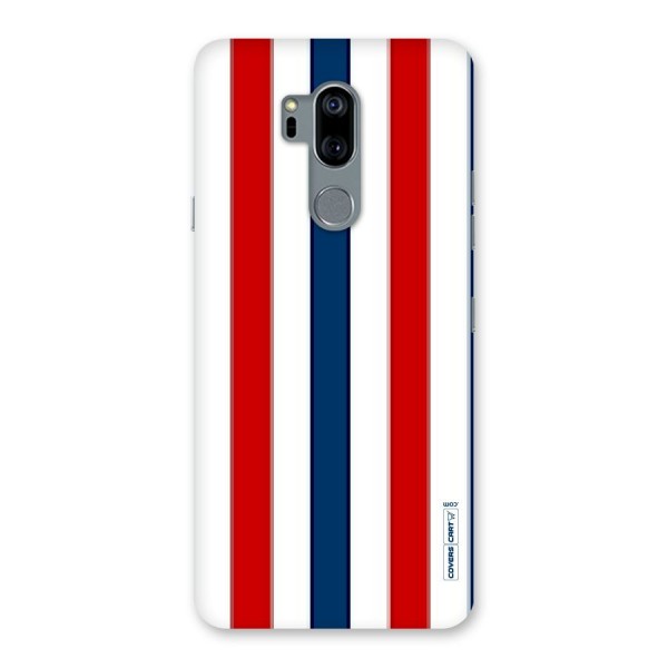 Tricolor Stripes Back Case for LG G7