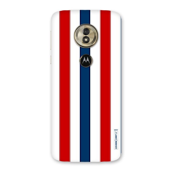 Tricolor Stripes Back Case for Moto G6 Play