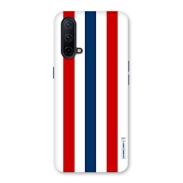 Tricolor Stripes Back Case for OnePlus Nord CE 5G