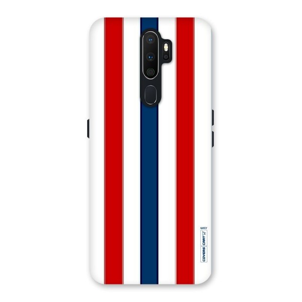 Tricolor Stripes Back Case for Oppo A5 (2020)