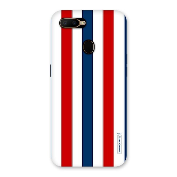 Tricolor Stripes Back Case for Oppo A5s