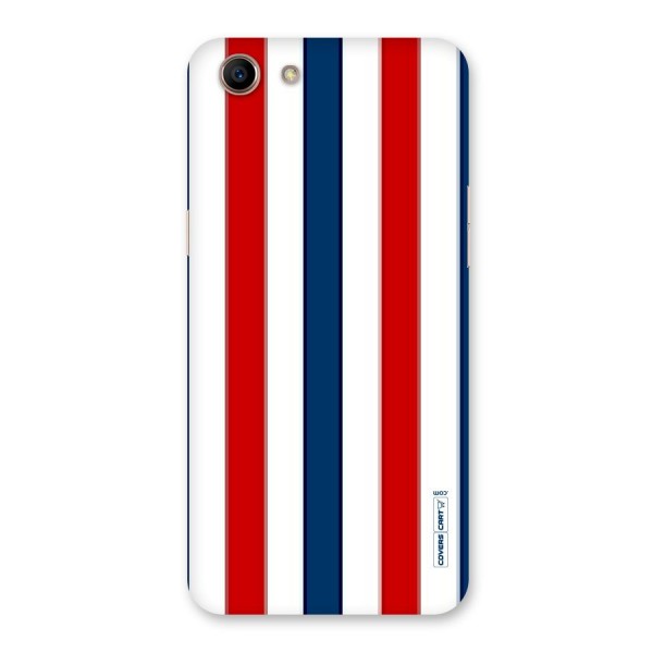 Tricolor Stripes Back Case for Oppo A83 (2018)