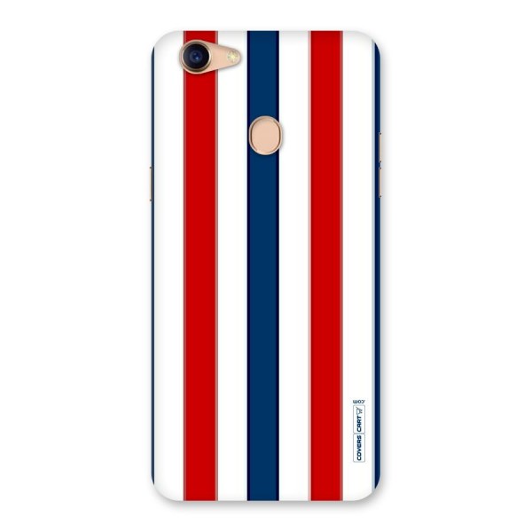 Tricolor Stripes Back Case for Oppo F5 Youth