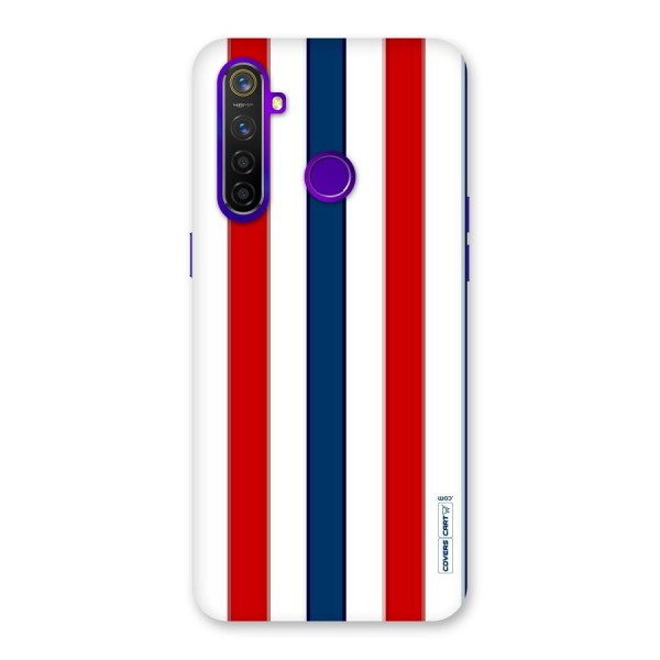 Tricolor Stripes Back Case for Realme 5 Pro